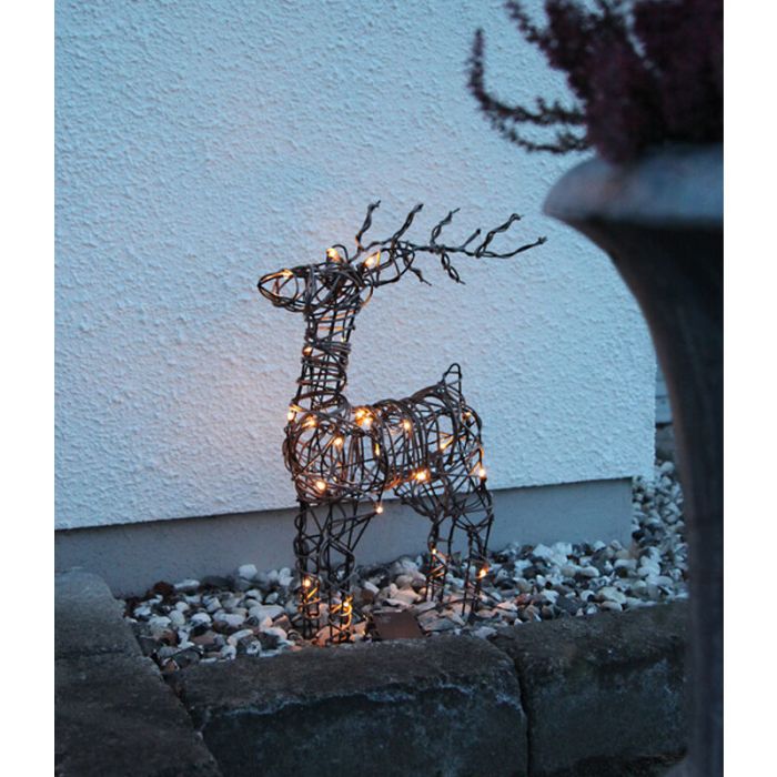Christmas Reindeer with 24 LEDs for outside, small