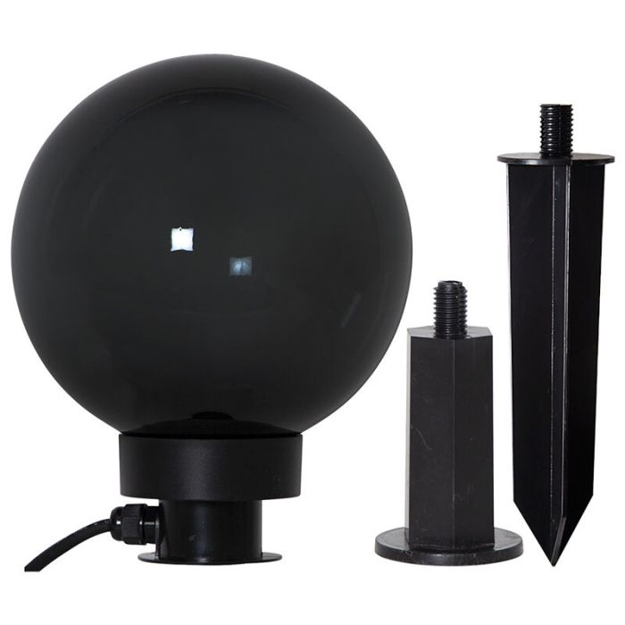 Modern garden spike light black, Aize, IP44