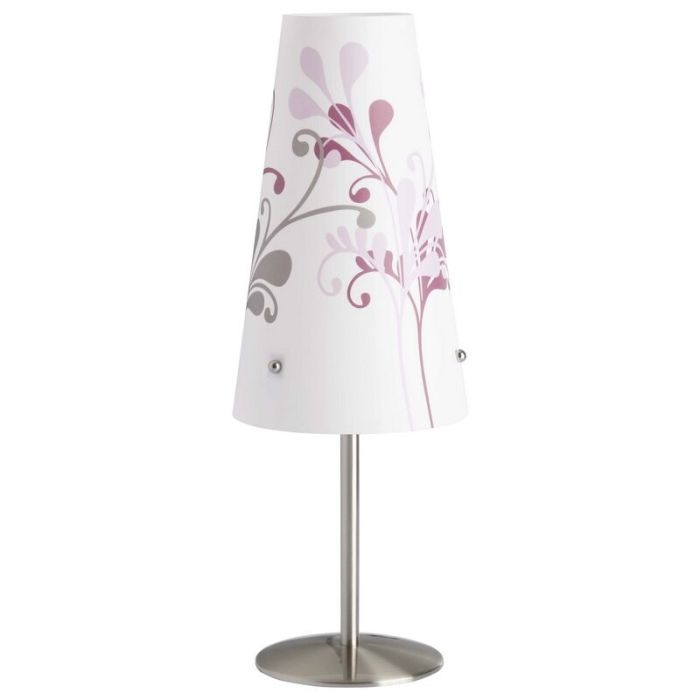 Plastic table lamp chrome, Nayra