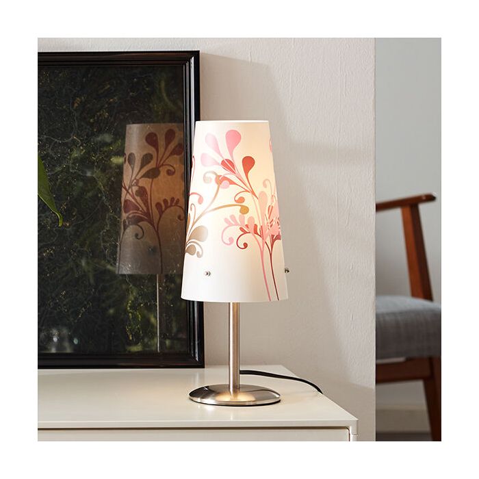 Plastic table lamp chrome, Nayra