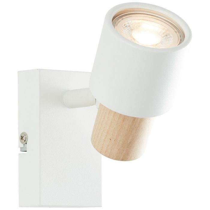 Modern wall spotlight white, Soscha