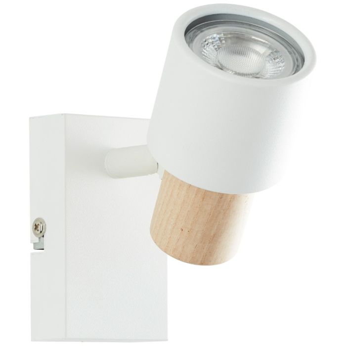 Modern wall spotlight white, Soscha