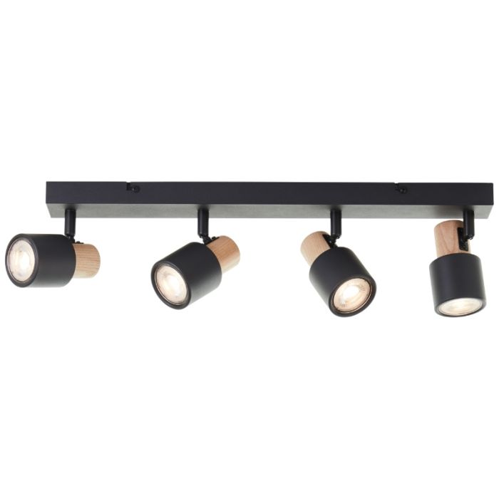 Modern ceiling spotlight black, Soscha