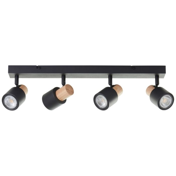 Modern ceiling spotlight black, Soscha
