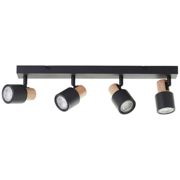 Modern ceiling spotlight black, Soscha