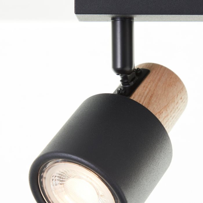 Modern ceiling spotlight black, Soscha