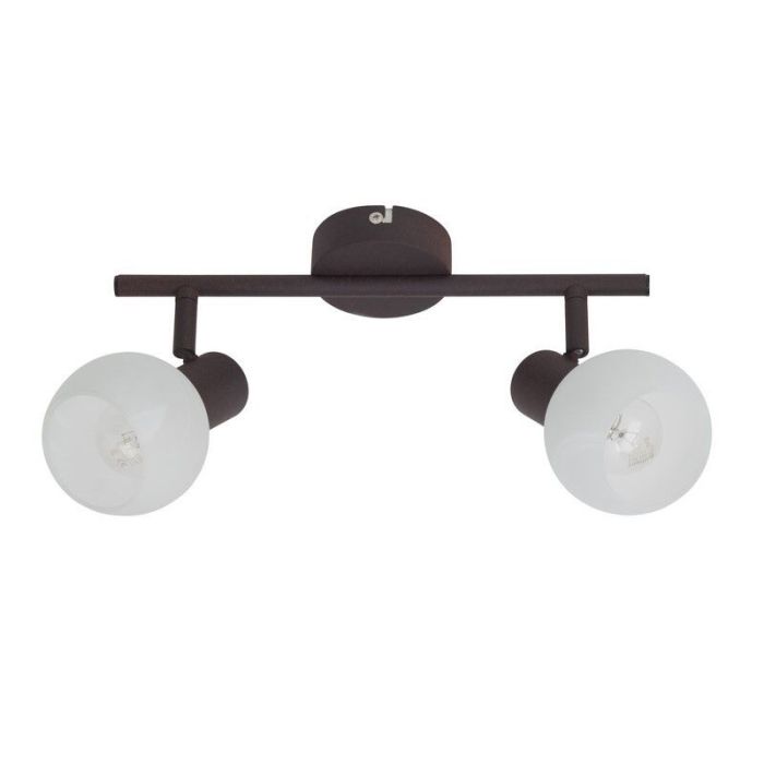 Glass ceiling spotlight brown, Bertus