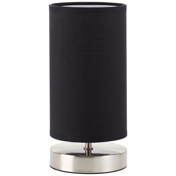 Fabric table lamp black, Merinde, with switch