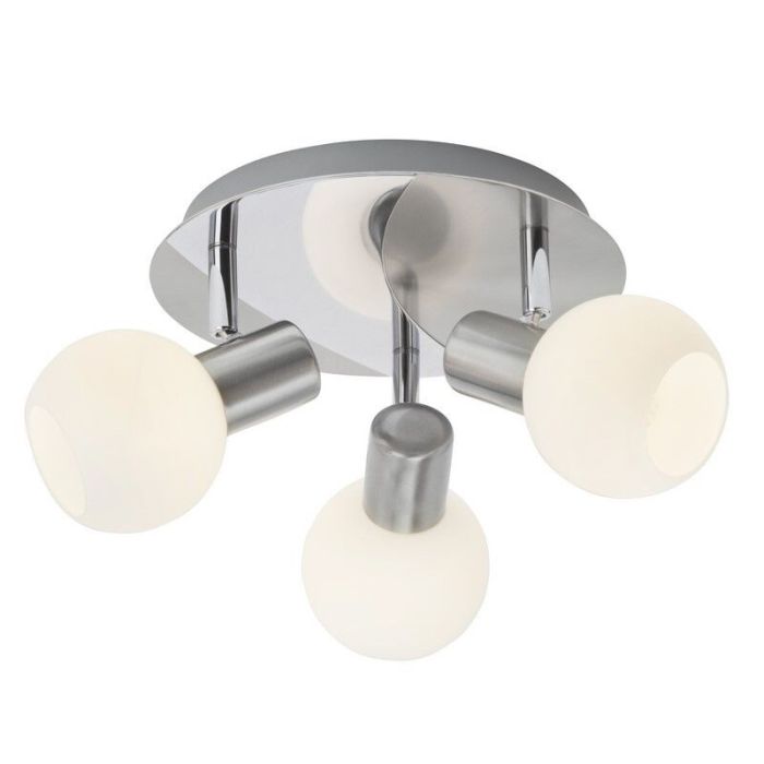 Glass ceiling spotlight chrome, Ronaldo