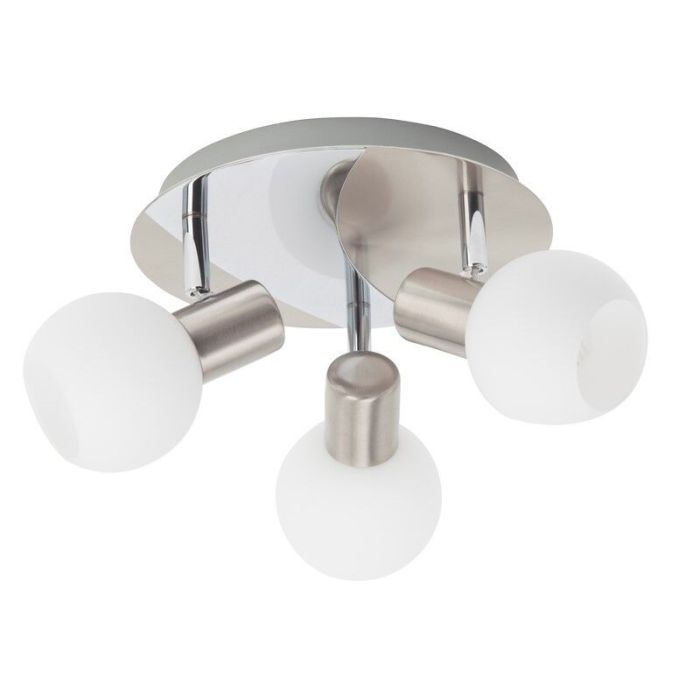 Glass ceiling spotlight chrome, Ronaldo