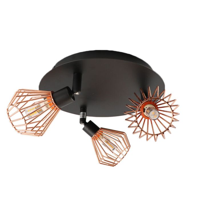 Industrial ceiling light copper, Keyshaira