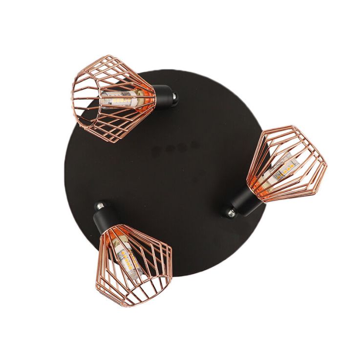 Industrial ceiling light copper, Keyshaira