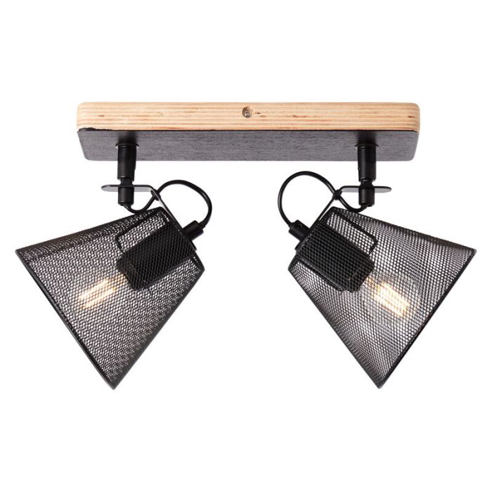 Wood ceiling spotlight black, Havin