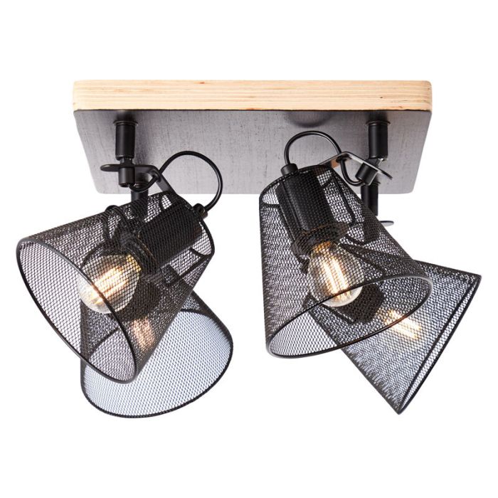 Wood ceiling spotlight black, Havin