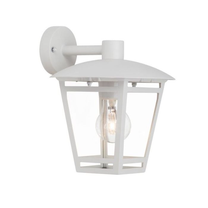 Modern outdoor light white, Jedidjah, IP44