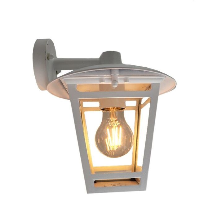 Modern outdoor light white, Jedidjah, IP44