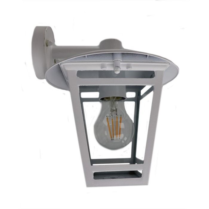 Modern outdoor light white, Jedidjah, IP44