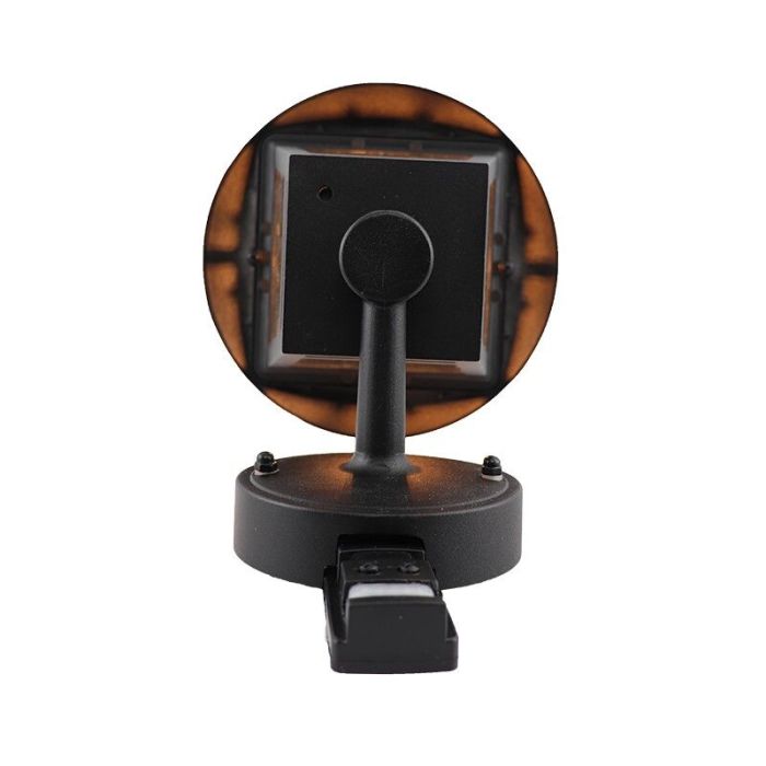 Modern outdoor wall light with motion sensor black, Jedidjah, IP44