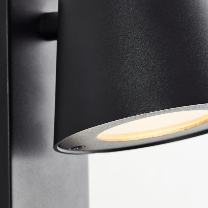 Metal outdoor light black, Wies, IP44