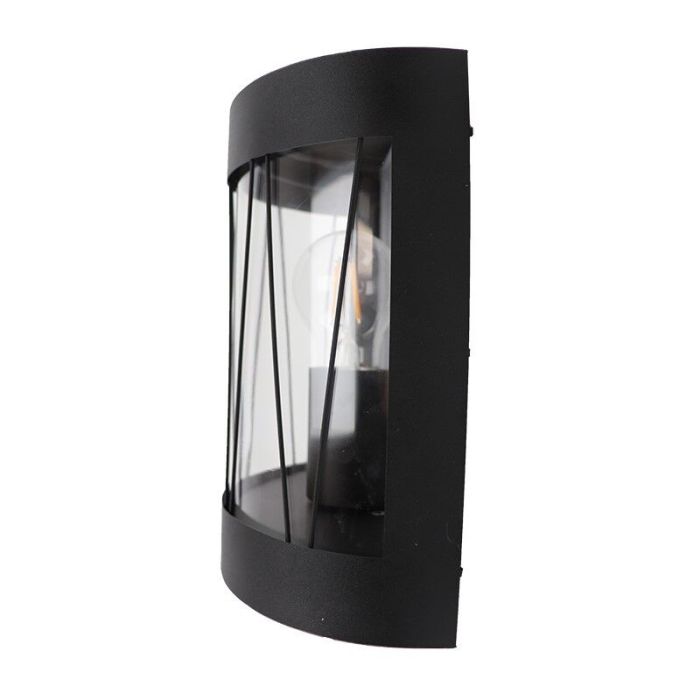 Industrial outdoor light black, Jaynah, IP44