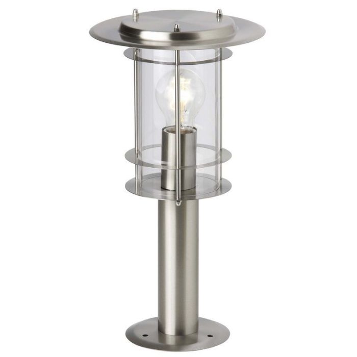 Metal outdoor light chrome, Shamayra, IP44