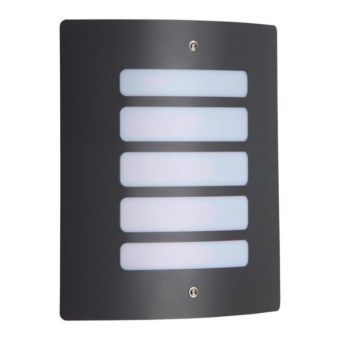 Metal outdoor light anthracite, Alea, IP44