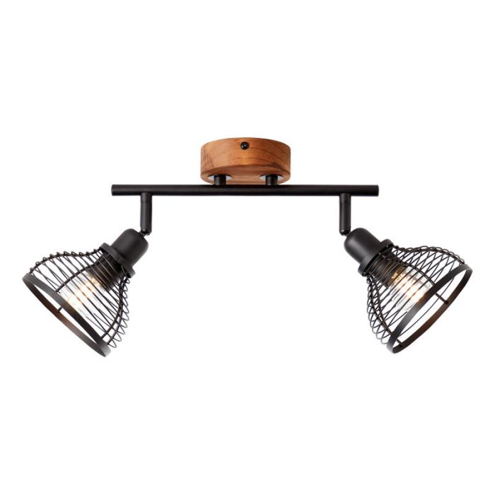 Wood ceiling spotlight brown, Willard