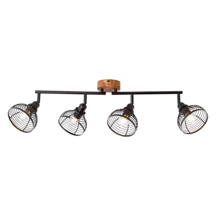 Wood ceiling spotlight brown, Willard