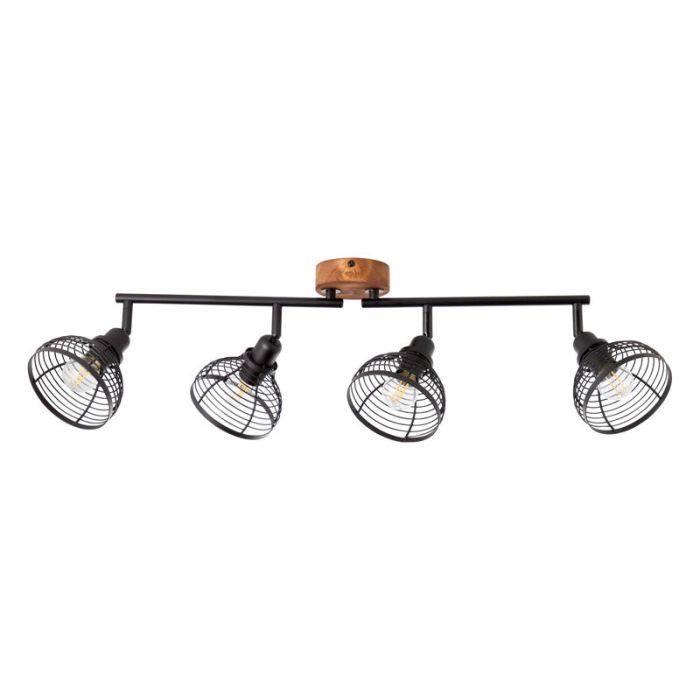 Wood ceiling spotlight brown, Willard
