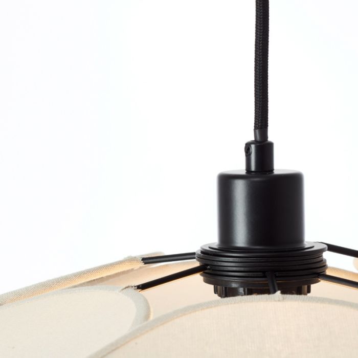 Rustic pendant light beige, Tomer