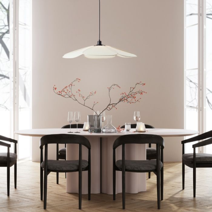 Rustic pendant light beige, Tomer
