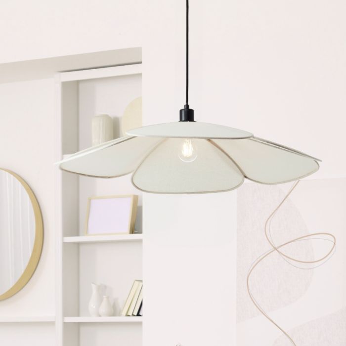 Rustic pendant light beige, Tomer