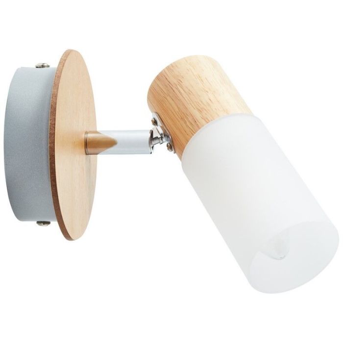 Basic wall spotlight wood, Johailey