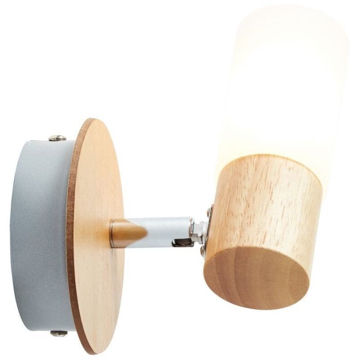 Basic wall spotlight wood, Johailey