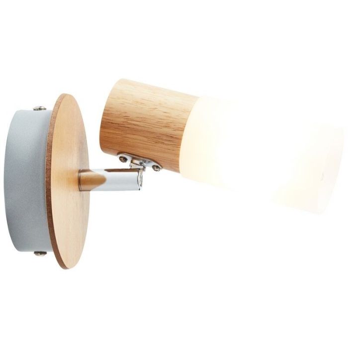 Basic wall spotlight wood, Johailey