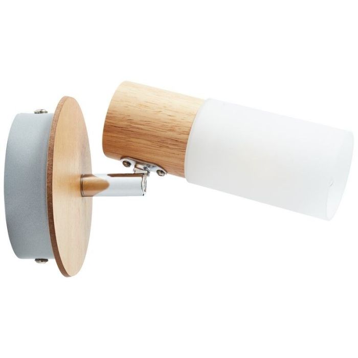 Basic wall spotlight wood, Johailey