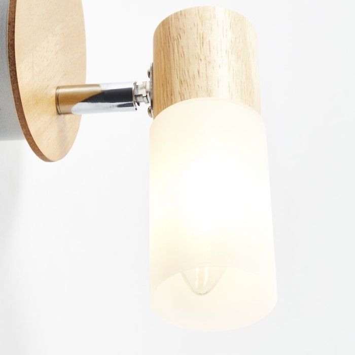 Basic wall spotlight wood, Johailey