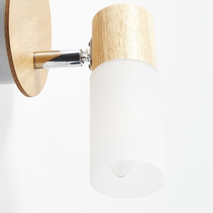 Basic wall spotlight wood, Johailey
