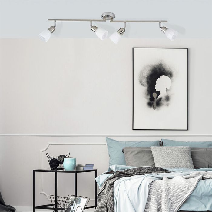 Metal ceiling spotlight chrome, Ingo