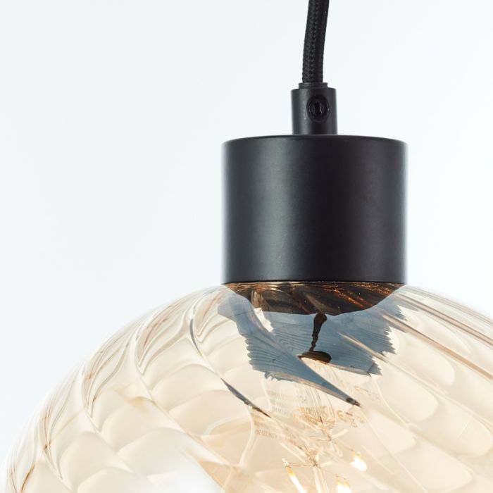 Retro pendant light amber, Ubah
