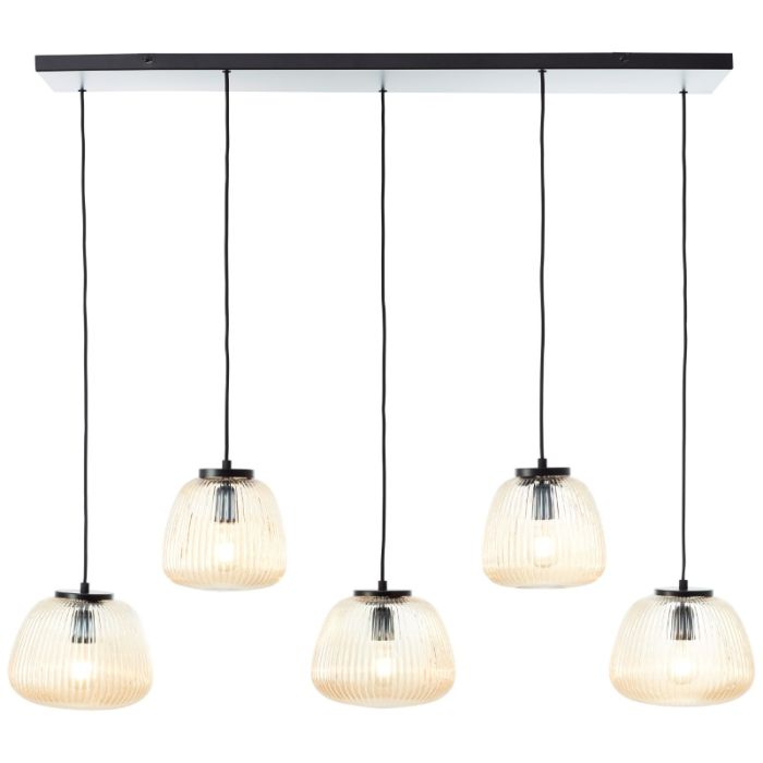 Retro pendant light amber, Neha
