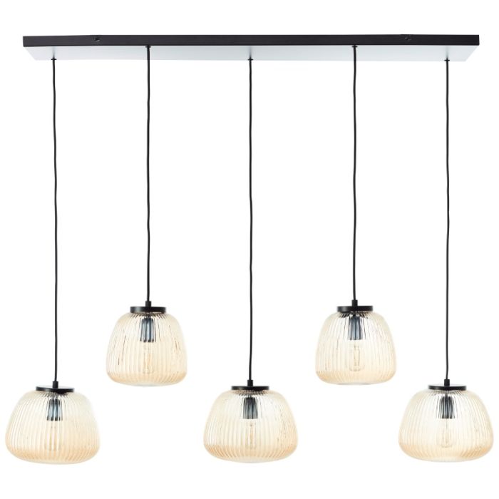 Retro pendant light amber, Neha