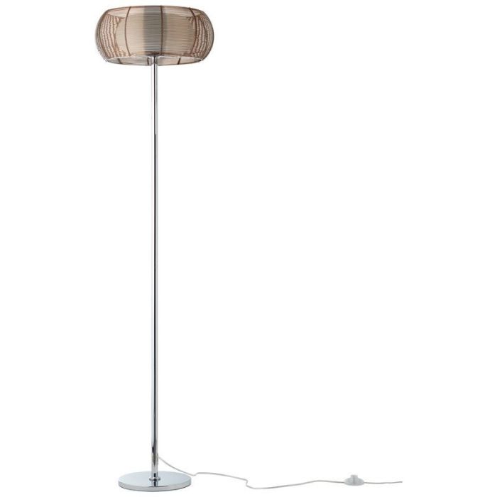 Modern floor lamp bronze, Amela, with switch