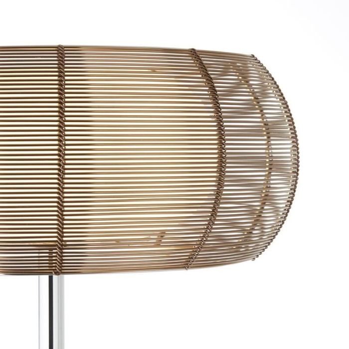 Modern floor lamp bronze, Amela, with switch