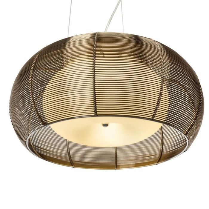 Modern pendant light bronze, Amela