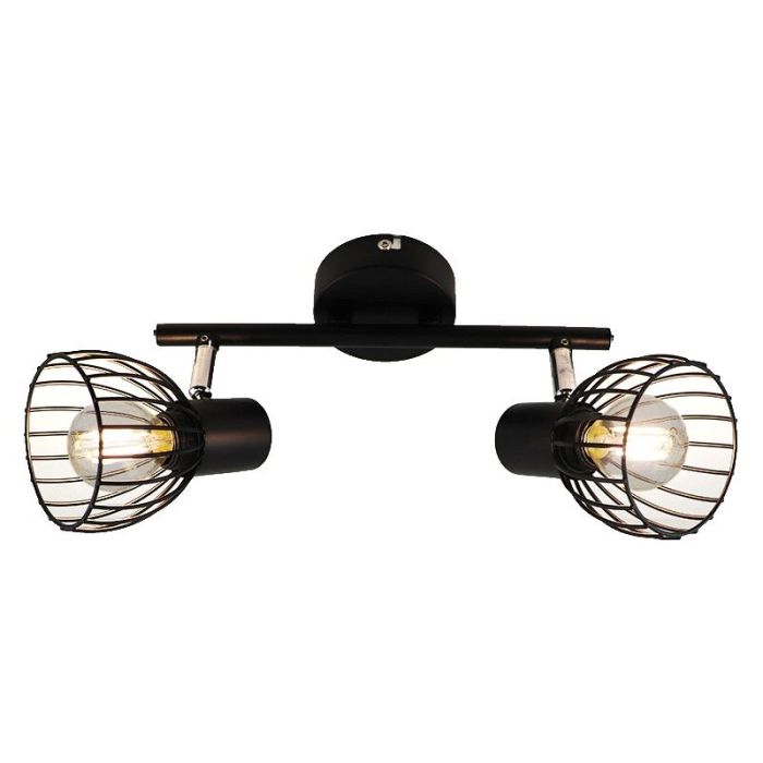 Industrial ceiling spotlight black, Adama