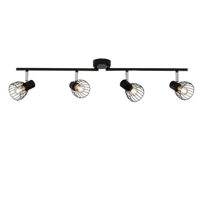Industrial ceiling spotlight black, Adama