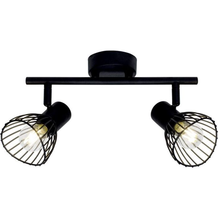 Industrial ceiling spotlight black, Aina