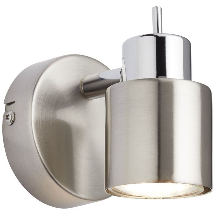 Modern wall light nickel, Fenne