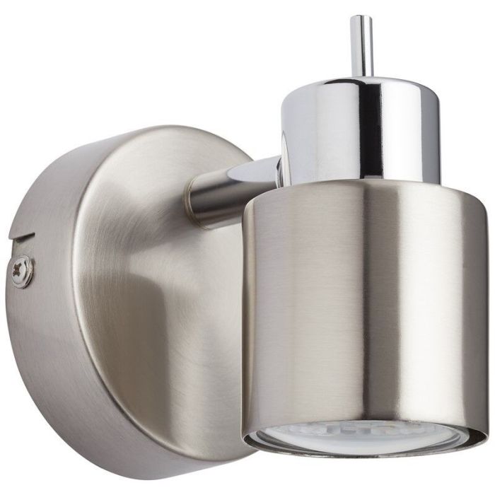 Modern wall light nickel, Fenne